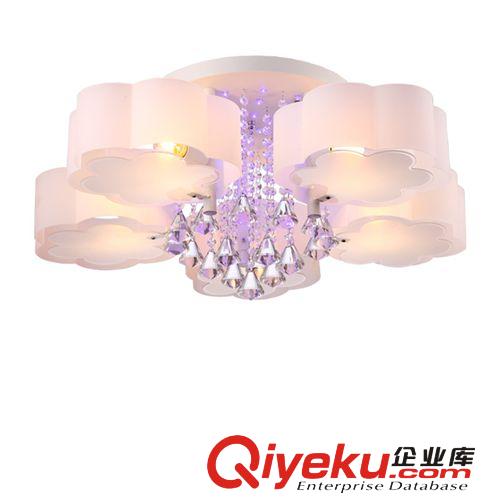 現(xiàn)貨供應(yīng) 客廳水晶燈 水晶臥室吸頂燈 LED水晶吸頂燈一件起批發(fā)原始圖片2