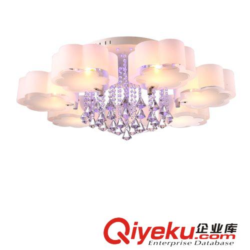 現(xiàn)貨供應(yīng) 客廳水晶燈 水晶臥室吸頂燈 LED水晶吸頂燈一件起批發(fā)原始圖片3