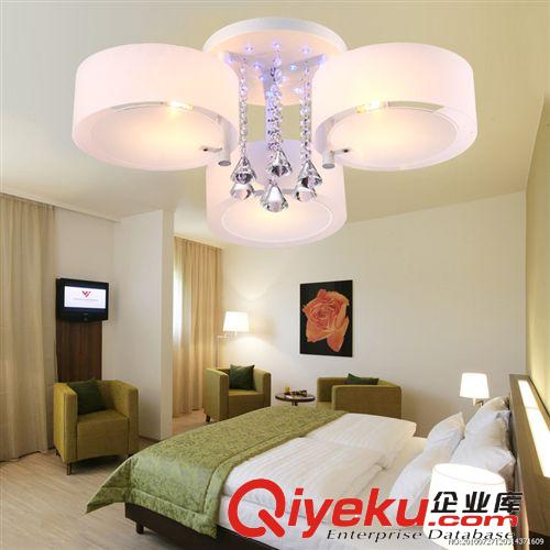 工廠直銷 現代簡約經典款水晶客廳臥室吸頂燈LED 壓克力圈吸頂燈原始圖片3