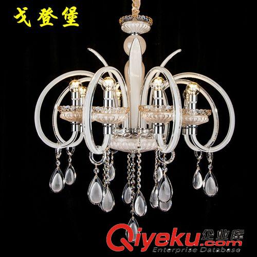 批發(fā)夾片圓形水晶燈吊燈 客廳臥室蠟燭水晶燈 現(xiàn)代酒店工程吊燈