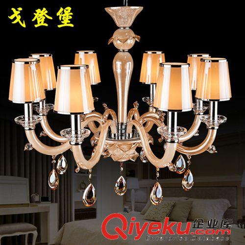 熱銷歐式現代酒店客房工程水晶吊燈 蠟燭水晶燈豪華夾臂吊燈