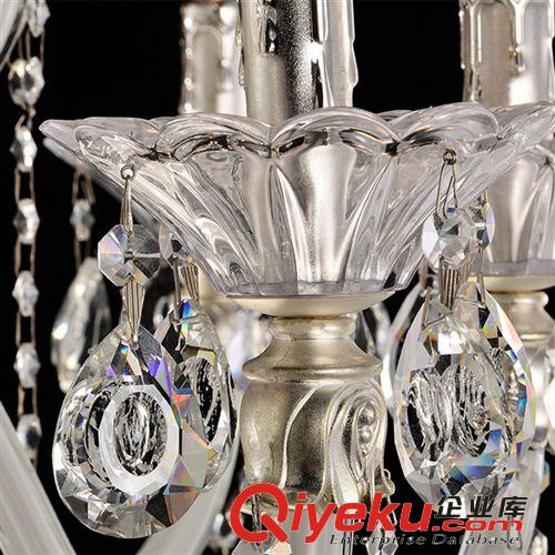 熱銷戈登堡新款15頭酒店大廳水晶燈 歐式蠟燭餐廳水晶吊燈原始圖片3