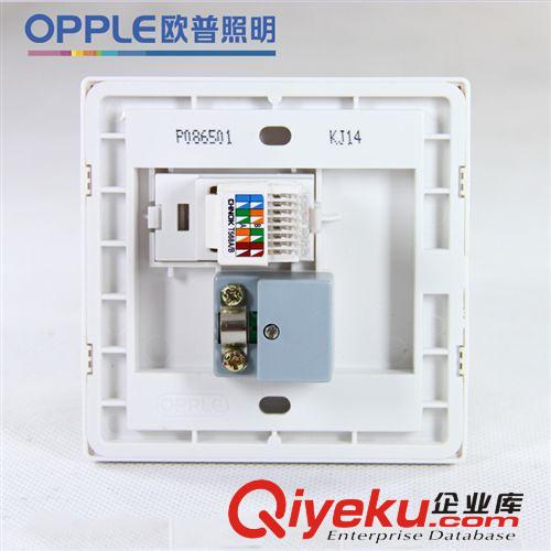 歐普照明 zp 86型墻壁電工開關(guān)插座致美P08系列 電腦電視插座原始圖片3