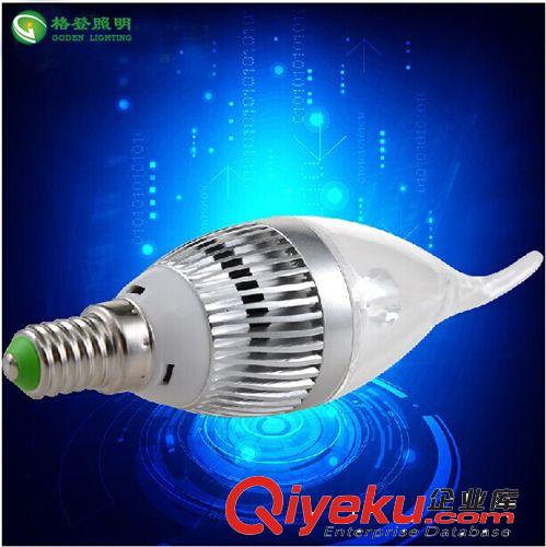 tj 超亮led燈泡尖泡節能燈護眼光源e14螺口蠟燭燈泡220v 3w 5w
