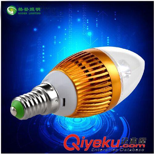 tj 超亮led燈泡尖泡節能燈護眼光源e14螺口蠟燭燈泡220v 3w 5w