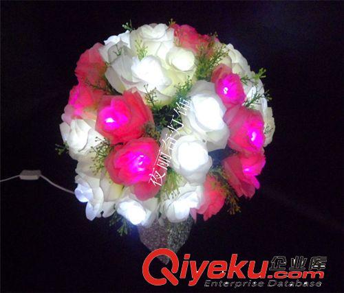 LED仿真玫瑰花燈 臺燈 情人節禮物 落地燈 酒店，居家擺件裝飾