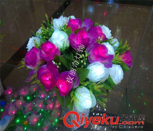LED仿真玫瑰花燈 臺燈 情人節禮物 落地燈 酒店，居家擺件裝飾
