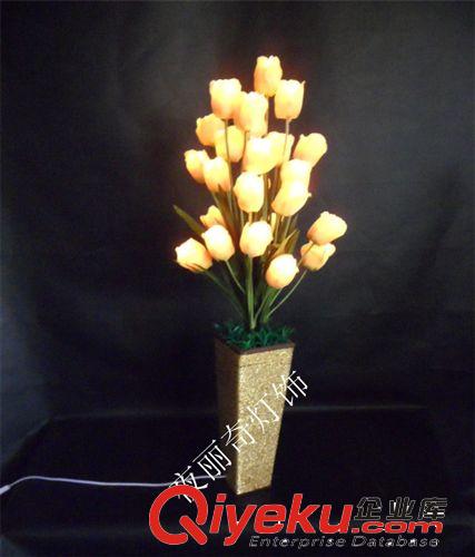 廠家現(xiàn)貨LED郁金香落地?zé)艋ㄆ繜?創(chuàng)意酒店燈 居家擺件裝飾燈原始圖片2