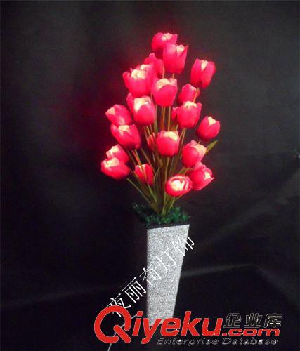 廠家現(xiàn)貨LED郁金香落地?zé)艋ㄆ繜?創(chuàng)意酒店燈 居家擺件裝飾燈原始圖片3