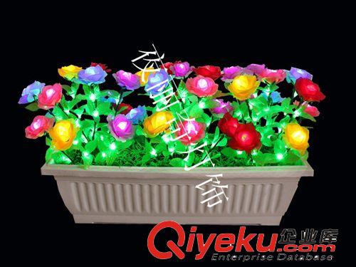 廠家生產LED光纖毛球條盆燈 LED花盆燈 LED仿真花盆燈 樹燈