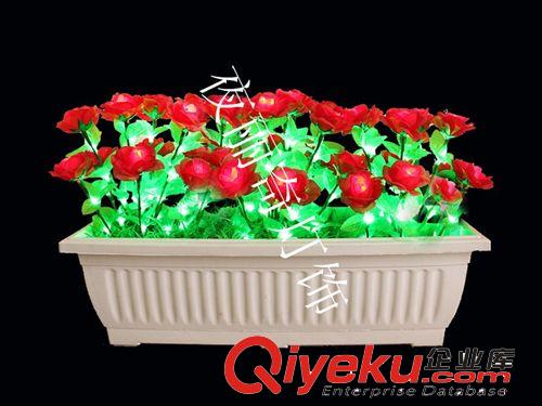 廠家生產LED光纖毛球條盆燈 LED花盆燈 LED仿真花盆燈 樹燈