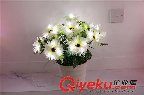 廠家生產(chǎn)LED仿真馬蹄蓮花燈  裝飾臺燈  LED盆景花燈  花盆燈