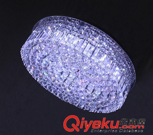 星星點燈 水晶燈 奢華客廳燈遙控彩色led臥室燈圓形餐廳 吸頂燈原始圖片2