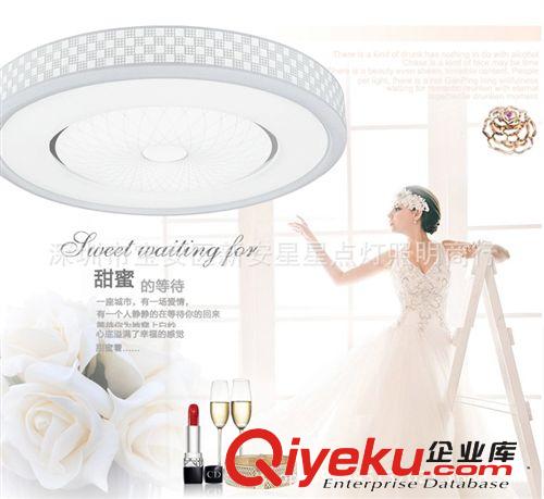 星星點燈現代簡約led吸頂燈具創意客廳調光色溫馨圓形臥室書房燈原始圖片2