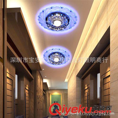 創意led玄關燈 門廳過道燈 客廳走廊燈飾 簡約水晶燈led吸頂燈具原始圖片3