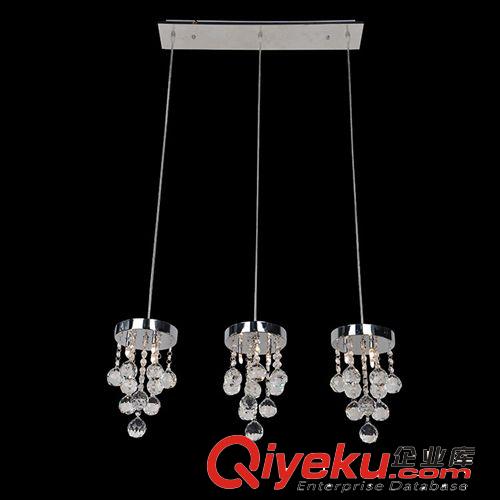 LED水晶吊燈 現代簡約吊線燈創意圓球水晶燈具工程酒店別墅燈具