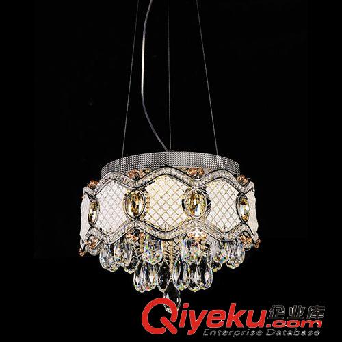 LED水晶燈餐廳燈具 吊燈 水晶吊燈現代簡約古鎮燈飾照明6026-9