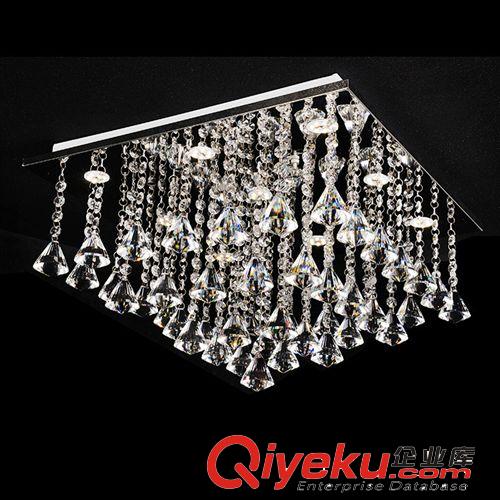爆款古鎮燈具批發LED節能現代長方形水晶吸頂燈廠家直銷8027-25原始圖片3