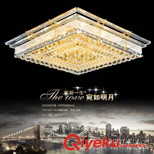 歐式奢華LED吸頂燈長方形客廳燈現代臥室燈餐廳書房水晶燈具混批原始圖片3