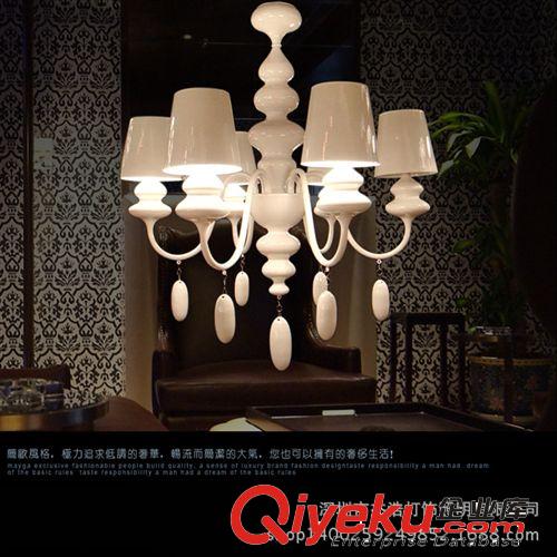 琪朗新古典時尚藝術客廳燈鐵藝葫蘆燈餐廳吊燈臥室酒店工程燈具