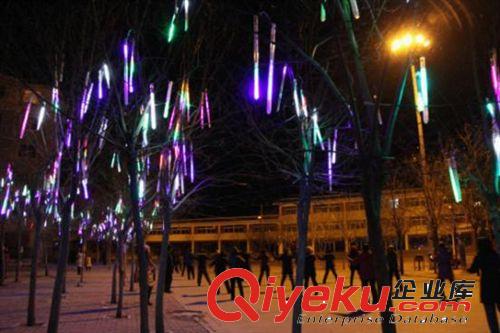 LED彩燈 燈串LED流星雨燈圣誕燈下雨燈流星燈管流水燈流星雨原始圖片2