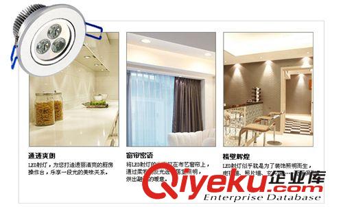 LED筒燈射燈走廊客廳臥室  廠家批發(fā)原始圖片2