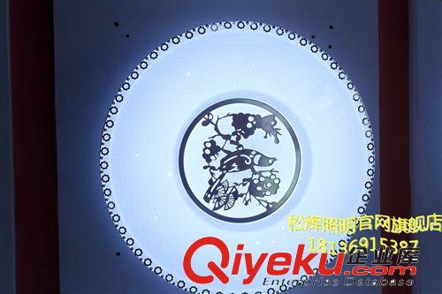 led客廳吸頂燈 現代簡約臥室餐廳房間燈具 450mm圓形鋁材led燈飾