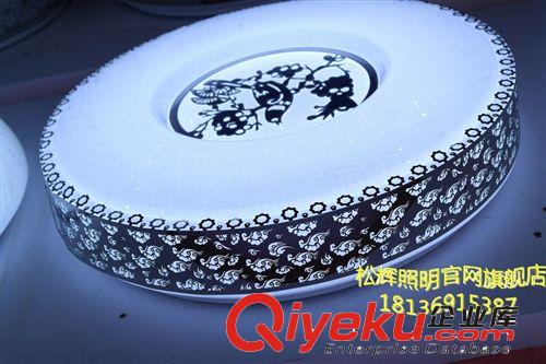 廠家直銷 高品質超亮LED吸頂燈 節能臥室陽臺客廳450mm圓形鋁材燈原始圖片2