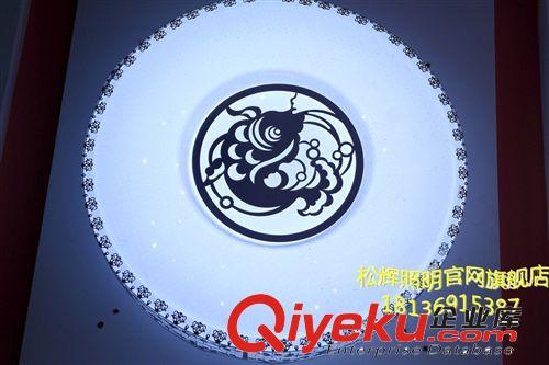 led客廳吸頂燈 現代簡約臥室餐廳房間燈具 450mm圓形鋁材led燈飾原始圖片3