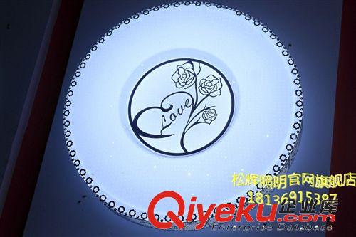 led客廳吸頂燈 現代簡約臥室餐廳房間燈具 450mm圓形鋁材led燈飾