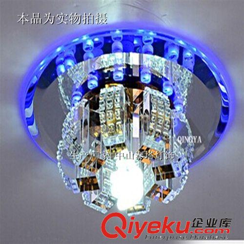 暢銷款水晶過道燈走廊玄關(guān) led水晶過道燈 圓形過道燈 中山批