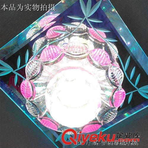 泰塔燈具廠家批發 led吸頂燈正方形水晶過道燈  走廊燈玄關燈