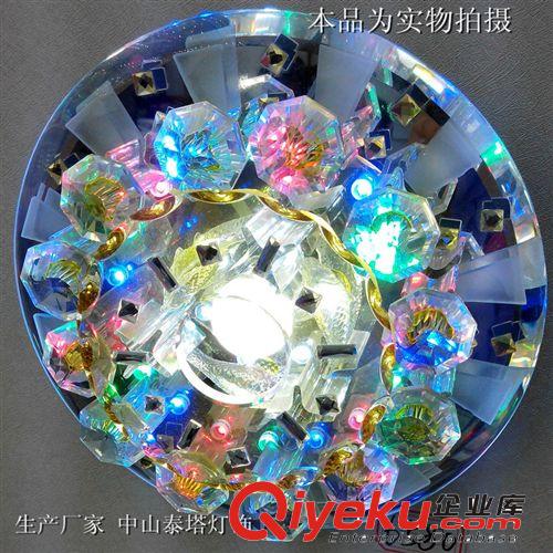240MMled水晶過道燈玄關(guān)燈  簡約吸頂燈淘寶批發(fā)LED水晶燈