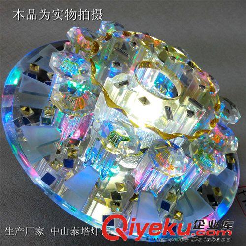 240MMled水晶過道燈玄關(guān)燈  簡約吸頂燈淘寶批發(fā)LED水晶燈原始圖片2