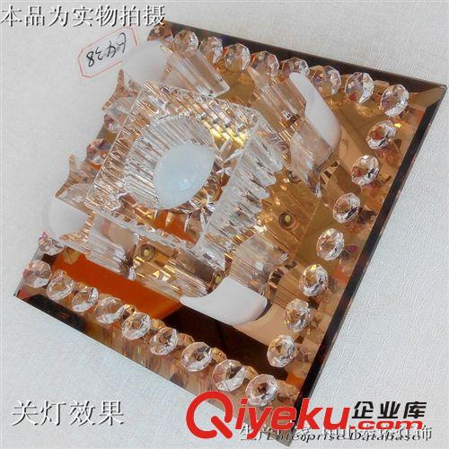 水晶過道玄關(guān)批發(fā)直銷 led客廳吸頂燈正方形 led吸頂燈 物美價廉原始圖片3