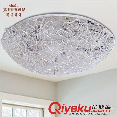 創意圖案 led吸頂燈圓形客廳燈現代簡約臥室燈具餐廳鉻色創意燈飾原始圖片2