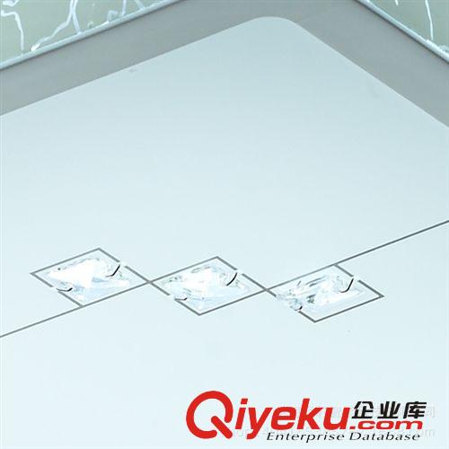 2014新品長方形亞克力吸頂燈客廳燈具臥室燈云彩水晶圖案簡約設計原始圖片3