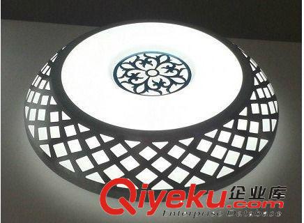 {zx1}款圓形LED客廳吸頂燈 臥室吸頂燈具 鋁材平板燈 廠家tj直銷