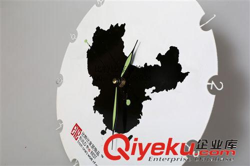 廠家現貨批發掛鐘時尚掛鐘創意掛鐘中國地圖掛鐘