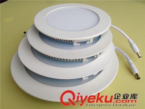 新品爆款 節(jié)能LED圓形面板燈 圓形超薄筒燈 平板燈 廚衛(wèi)燈原始圖片2