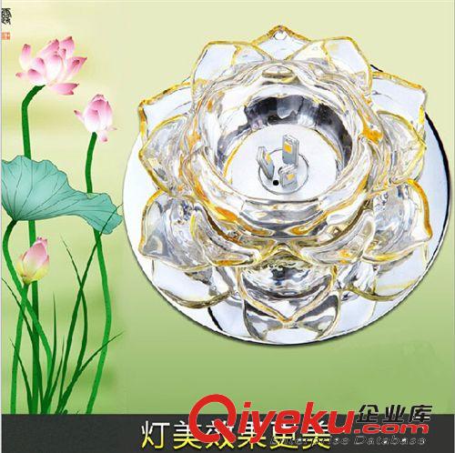 七彩led蓮花水晶過道燈 玄關燈 走廊燈現代簡約走道燈天花燈射燈