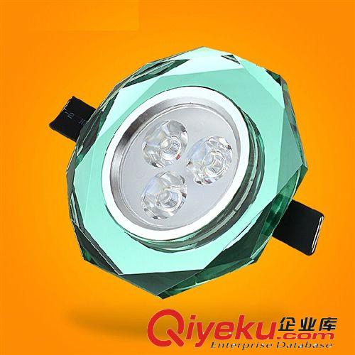 星燦燈飾 LED3W水晶天花燈射燈筒燈全套客廳背景墻燈 廠家直銷原始圖片3