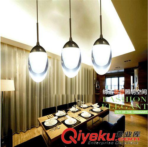 現(xiàn)代簡約亞克力餐吊燈led餐廳燈吊燈創(chuàng)意燈具飯廳吧臺蛋形燈飾