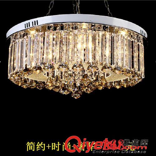 LED水晶燈家用圓形客廳燈臥室吸頂燈餐廳走廊照明燈具時(shí)尚簡(jiǎn)易燈