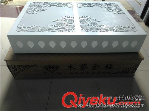 廠家批發 木藝雕花現代簡約客廳臥室書房餐廳LED吸頂燈原始圖片2