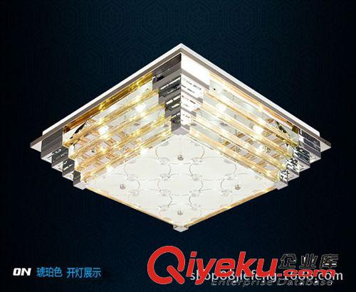 新款大氣LED吸頂燈長方形現代簡約客廳燈大廳餐廳吸頂燈具包郵原始圖片3
