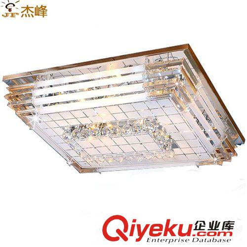 廠家直銷現代簡約LED吸頂燈長方形水晶燈客廳燈餐廳燈飾燈具