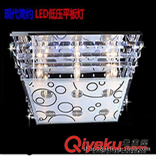 LED長方形水晶吸頂燈現代簡約臥室客廳燈餐廳燈書房燈飾燈具原始圖片2