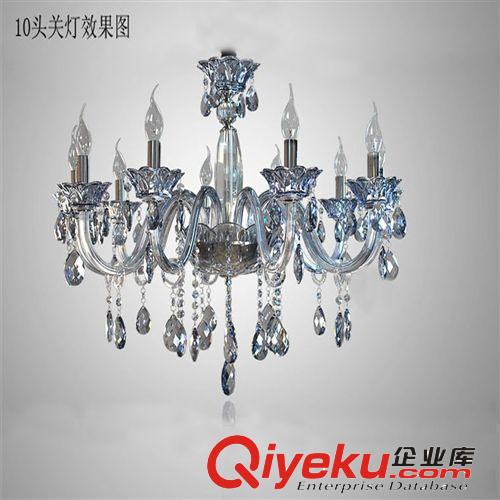 歐式蠟燭水晶吊燈奢華{zz1}款客廳大廳燈飾燈具客廳水晶燈原始圖片3