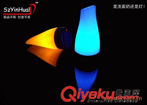 【tj】USB洗面奶小夜燈電腦USB小夜燈 臥室led小夜燈臺(tái)面小夜燈